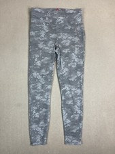 Spanx Jeans Women Small Gray Camo Jean-ish Ankle Leggings Pull On Stretch Adult