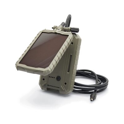 Stealth Cam Durable Sol-Pak Solar Battery Pack | 12V Solar Power Panel, Recha...