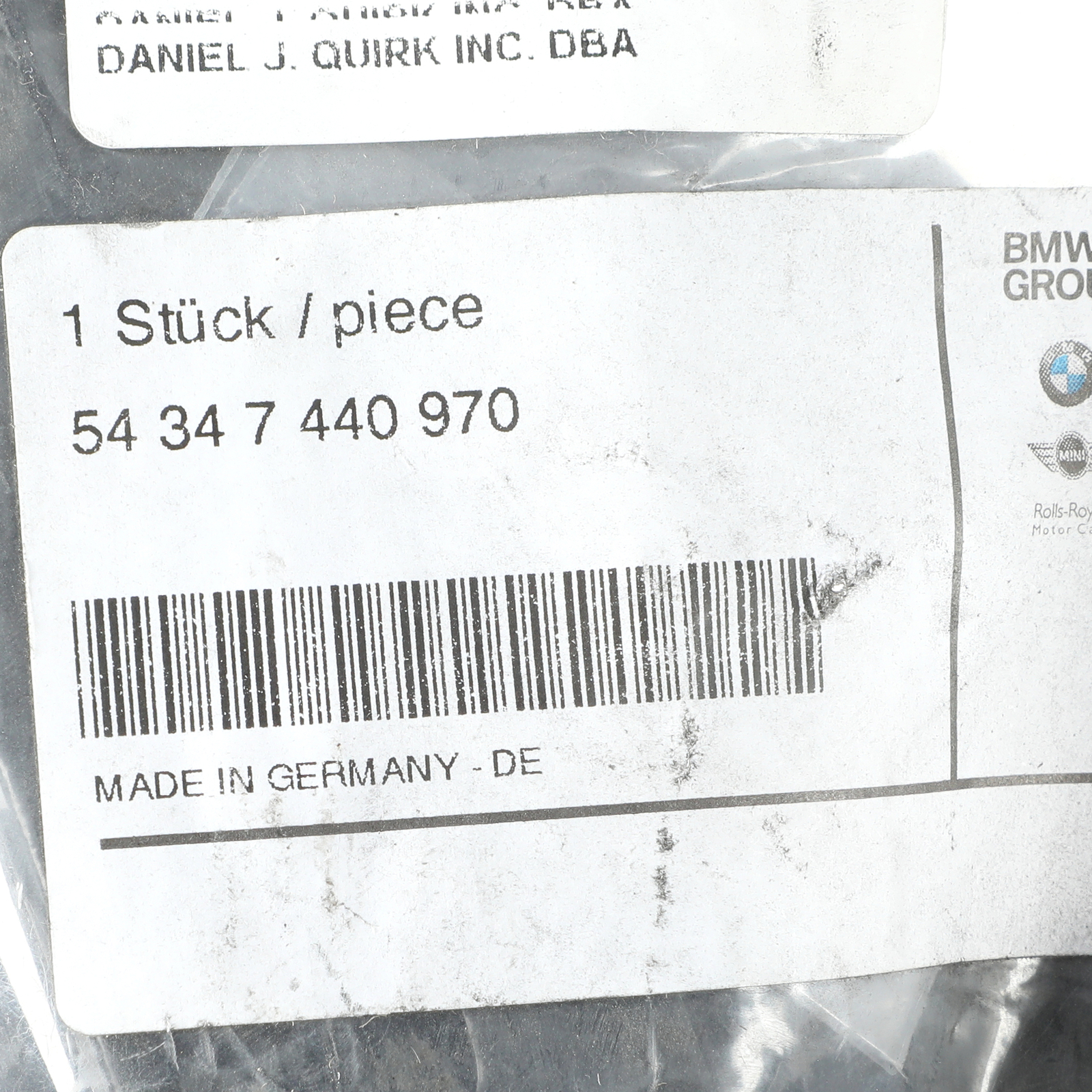 GENUINE ROLLS ROYCE 2015-2019 Dawn Roof Top Latch Right Side 54-34-7-440-970