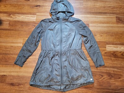 Velocity Green Water Repellent Hood Active Jacket Size S