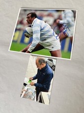 HUGO PORTA Rugby World Champion 1987 signed in-person photo 8 x 10 + photo proof
