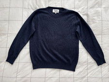 Corridor New York - Blue Merino Wool Crew Nec...