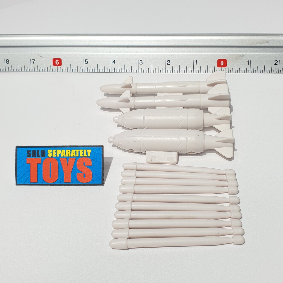 GI Joe Valor Vs Venom Thunderwing Jet COMPLETE MISSILE SET bomb