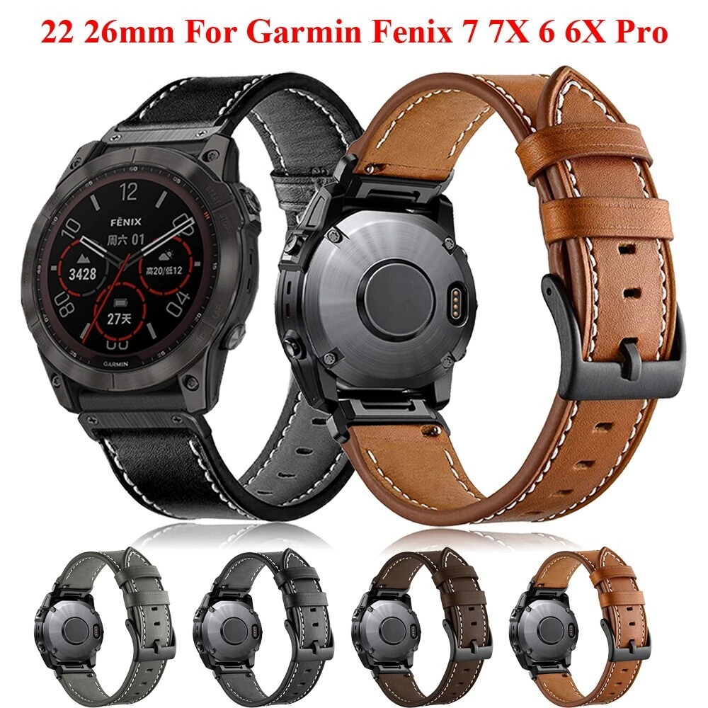 Leather Watch Band for Garmin Fenix 6 6S 6X Pro 5 5S 5X 3 Strap, for Garmin  Fenix Watch Band,suitable Garmin Watch Strap Leather Handmade 