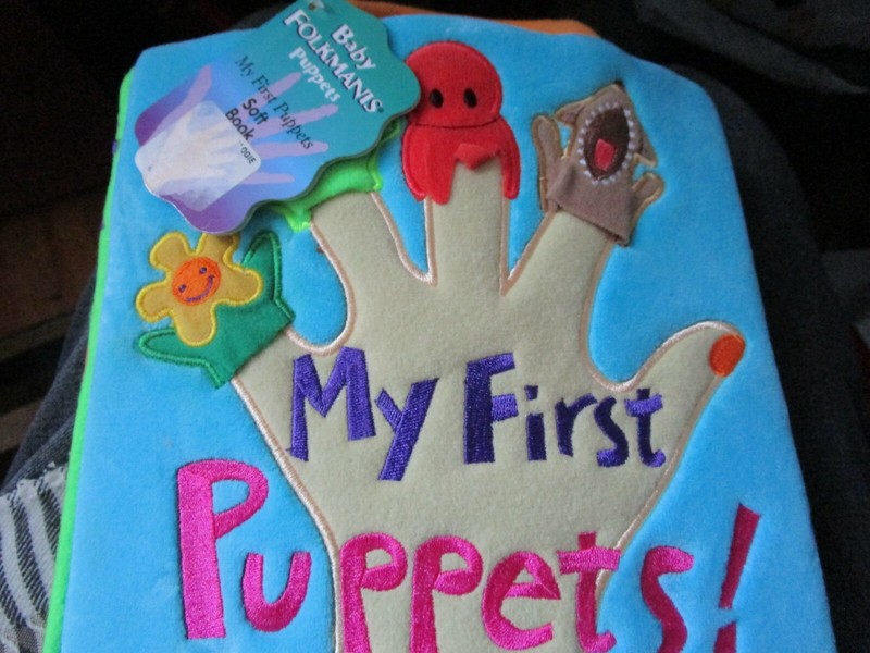 NEW SOFT PLAY MY VERY FIRST PUPPET BOOK W. mini puppets  NEW 