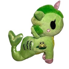 Aurora Tokidoki Lilypad Mermicorno Mermaid Unicorn Plush Stuffed Animal 7" Green