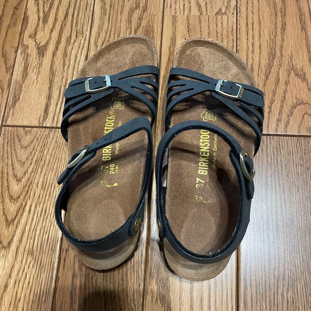 BIRKENSTOCK Bali Sandals Brushed Black Narrow Size 37 JP 24cm | eBay