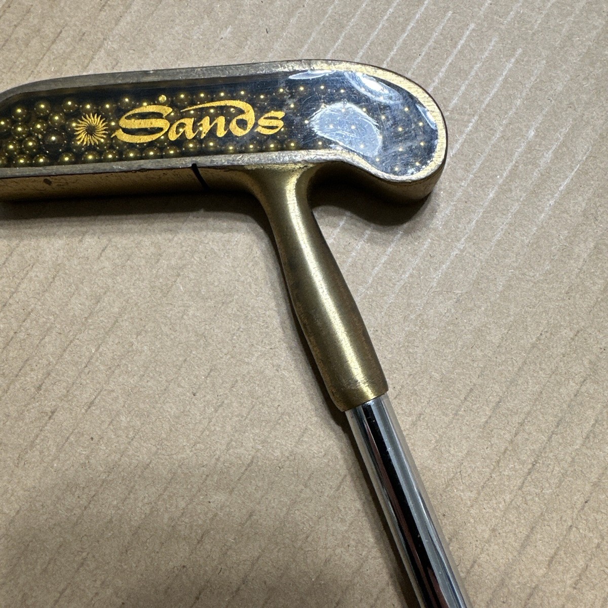 Kenny Smith、クラシックデザイン パター J.C. Smith Putter Unique Ball Bearing Gold Tone 35