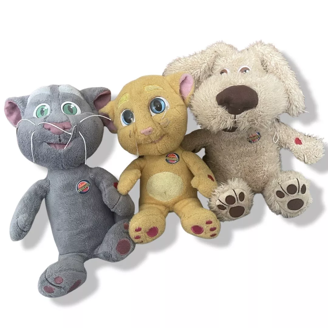 Talking Tom And Friends Ginger, Tom & Ben Small Plush Interactive Dragon-i  Toys