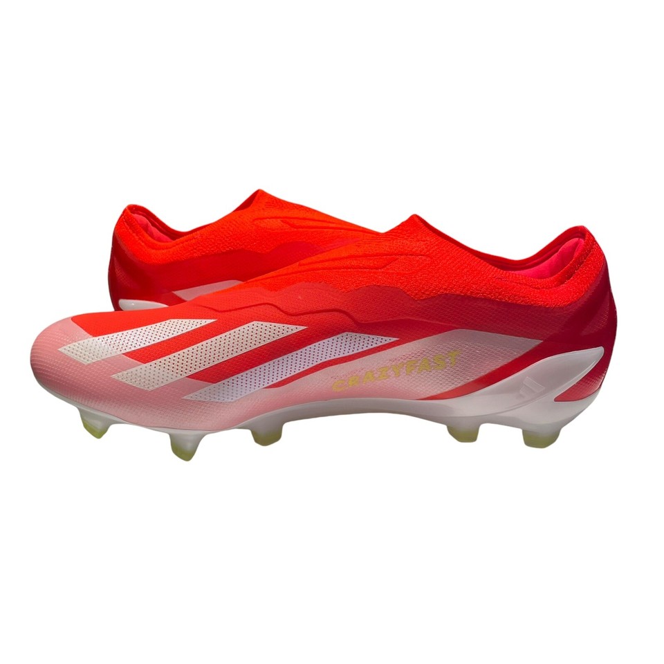 Adidas X Crazyfast Elite LL Solar Red Soccer White Cleats IG0611 Men's