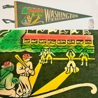 1950’s Washington Senators Nationals Vintage Pennant MLB Baseball 8.5x25 — photo 1