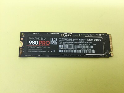 Samsung 980 PRO 2TB PCIE 4.0 x 4 NVMe Gen4 M.2 SSD MZ-V8P2T0 New