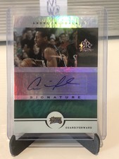 Andre Iguodala - 05/06 Reflections Signature Reflections Green Auto 9/10