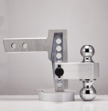 YATM Trailer Hitch Fits 2 Inch Receiver, 6 Inch Adjustable Drop Hitch, 12500LBS