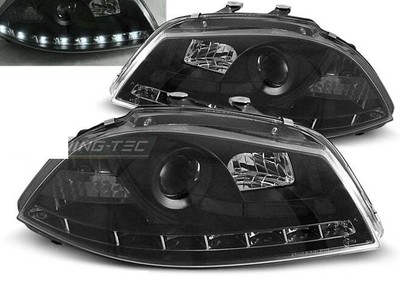 Ajovalot LED DRL Etsi for Seat IBIZA 6L 02-08 Daylight Black LPSE08WL XINO US