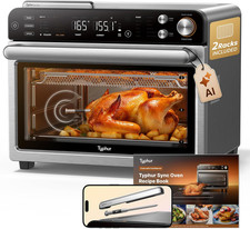 Sync Oven with Smart Wireless Meat Thermometer Probe, 12  In  1 Countertop Airfrye