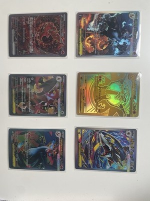 Pokémon TCG Pokémon Card Game D iy 6x Japanisch Charizard ex Holo Karten