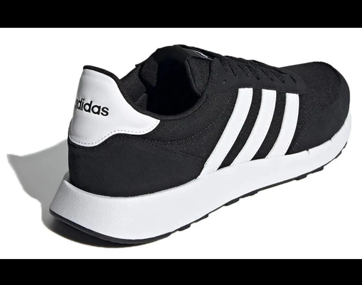 New Adidas Run 60s 2.0 Shoe Men Size 11.5 Fz0961 Black White Athletic Sneakers adidas men Run 60s 2.0 Shoes | eBay main image 4