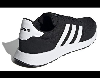 adidas Run 60s 2.0‎ Men\'s Running Shoes Size 10.5 Black-White Retro-inspired Adidas Men Run 60s 2.0 Shoes Men main image 3