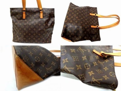 Louis Vuitton Cabas Mezzo Th1010 Tote Bag Monogram Brown