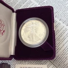 1986-S American Silver Eagle Proof with Box & COA 🇺🇸