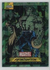 2024 Topps Chrome Marvel Sapphire Edition Green 5/99 Abomination #48 9et
