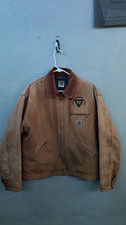 Vintage Carhartt Detroit jacket 90s blanket lined