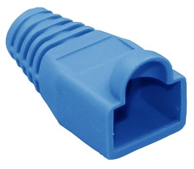 CONNECTIX CABLING SYSTEMS - Easy RJ45 Strain Relief Boot, Cat5e Cat6, Blue