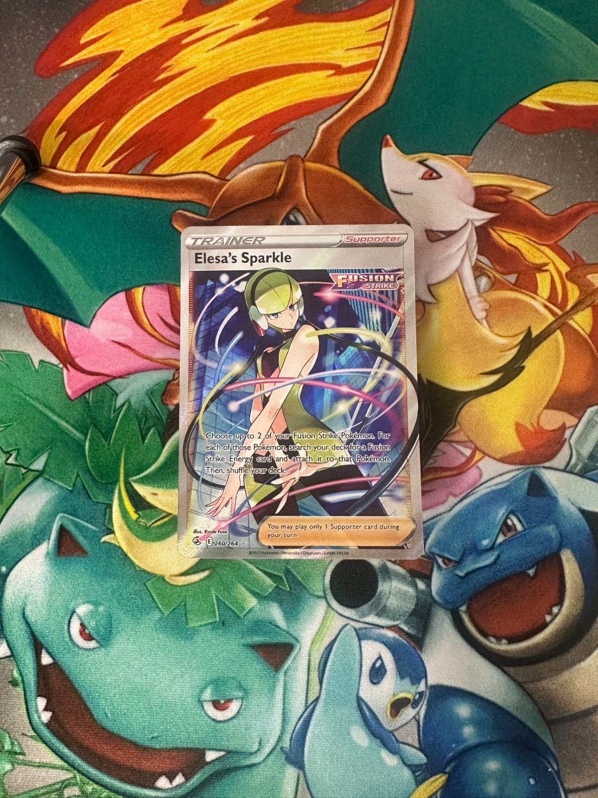Elesa's Sparkle - 260/264 - Pokemon Fusion Strike  - Full Art Trainer - Mint