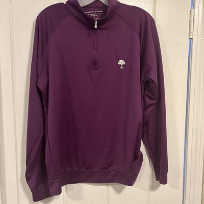 HOLDERNESS BOURNE SOMERVILLE WESTLAND STRIPED QUARTER ZIP Men s Med Golf Shirt