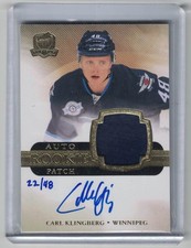⭐Carl Klingberg - 2011-12 - UD - The Cup - Gold - Rookie - Patch - Auto /48 RPA⭐