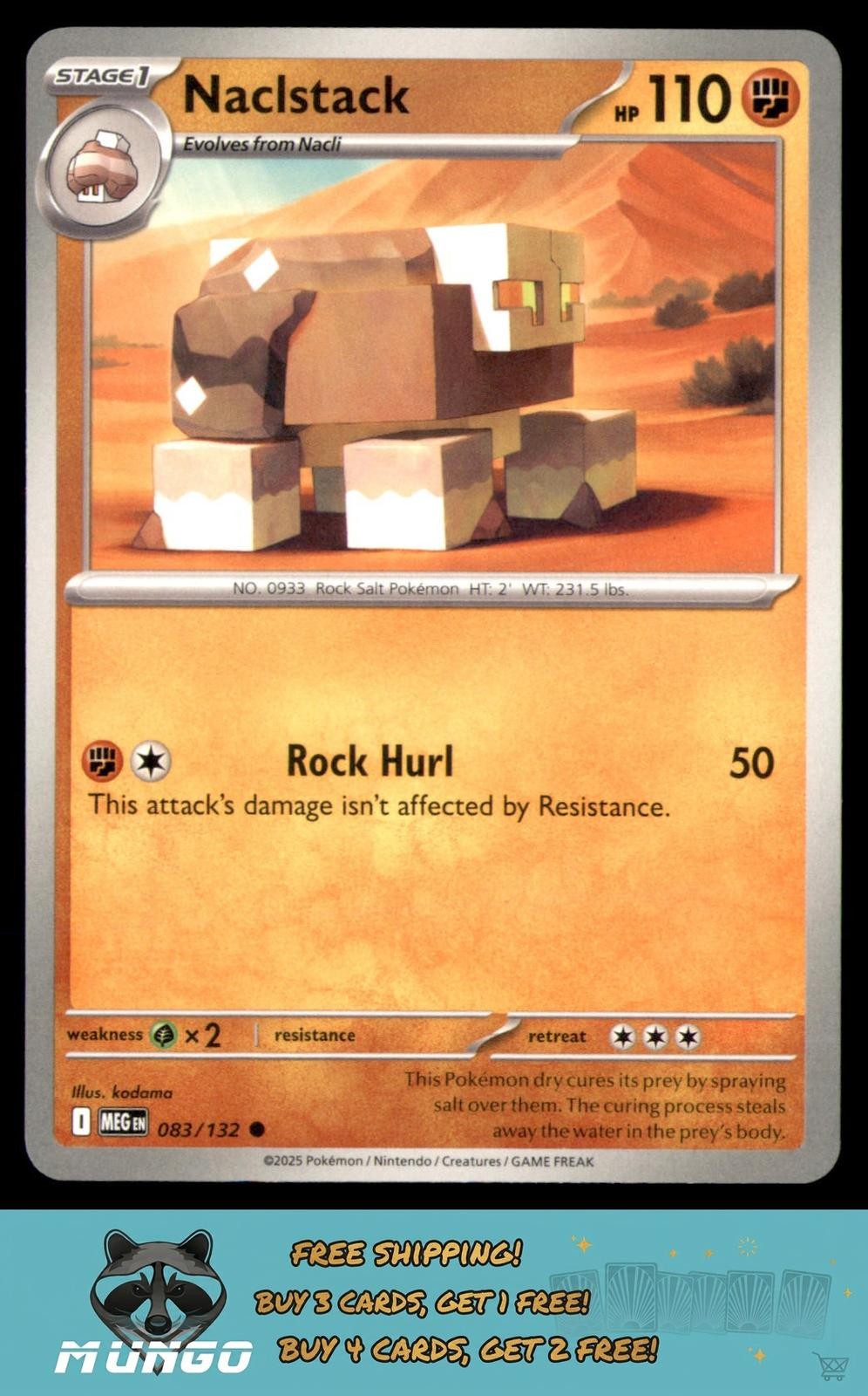 ME01: Mega Evolution #083/132 Naclstack