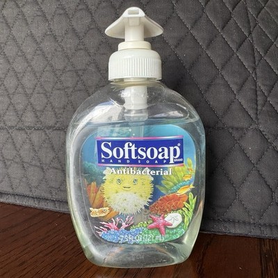 Vintage Soft Soap Aquarium Floating Puffer Fish Dispenser Partially Used