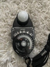 Sekonic L-398 Flash Meter Analog Battery Free Light Meter Excellent Condition