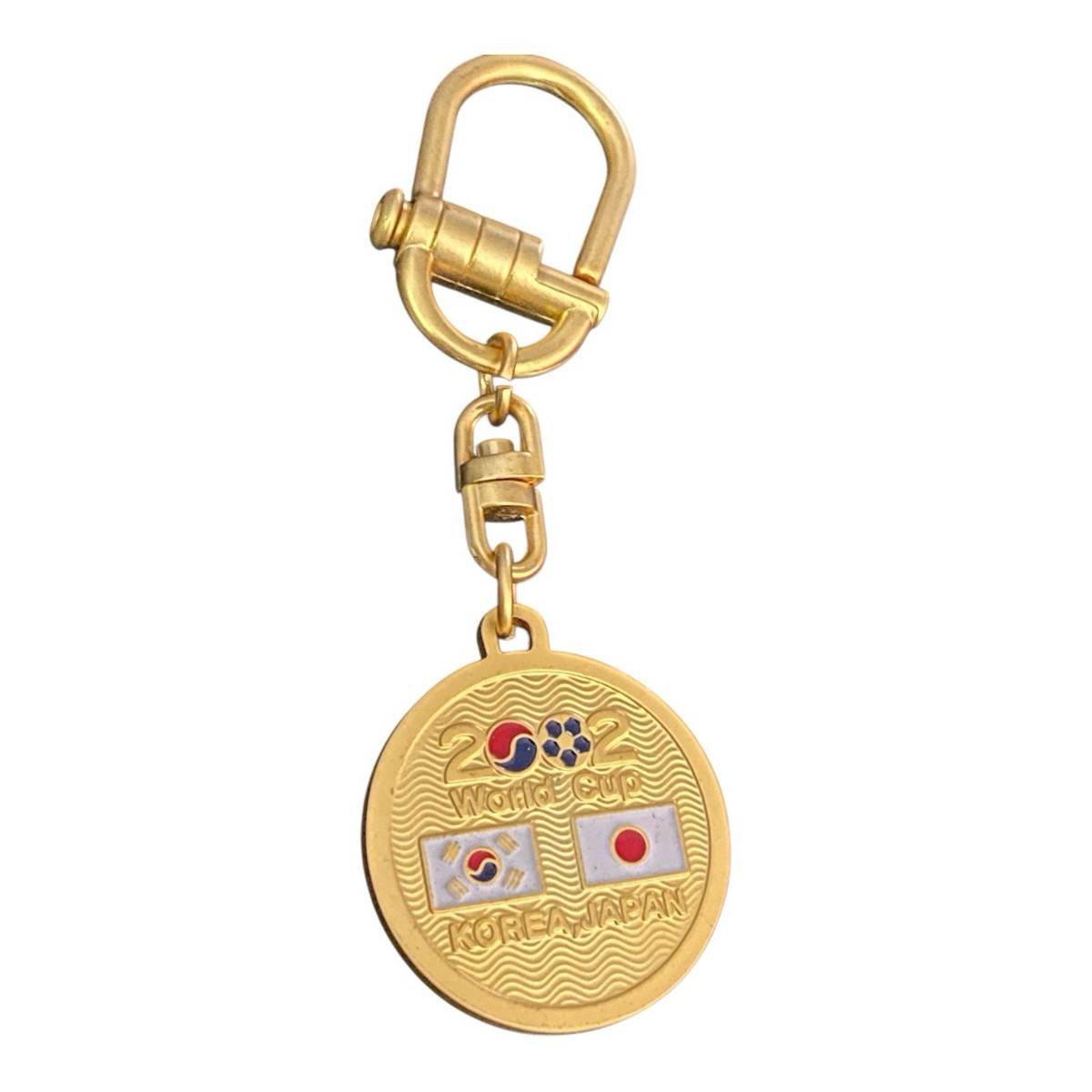 サッカー日韓ワールドカップ★非売品★貴重2002 FIFA記念品チケットホルダー 2002 FIFA World Cup Korea Japan Keychain Key Ring Fob Souvenir