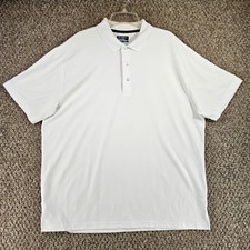 Ben Hogan Performance Shirt Mens 2XL Short Sleeve Polo Textured White