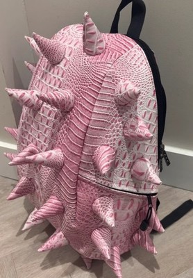 MadPax Later Gator Sneak Pink Spiked Full Pack Backpack Reptile Dino 