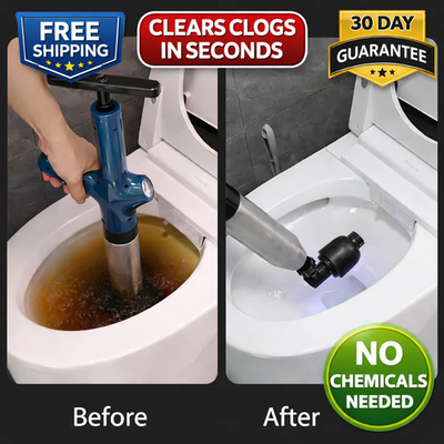 #ad Drain Unclogger High Pressure Air Blaster Toilet Plunger Gun Sink Pipe Cleaner $29.99