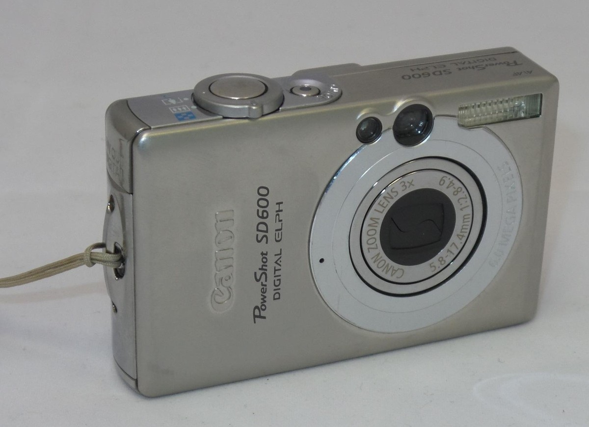 Canon PowerShot SD600 6MP Digital Elph Camera 3x Optical Zoom