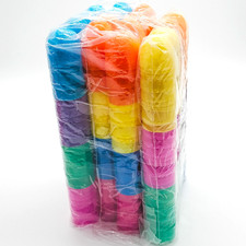200 Bulk Plastic Easter Eggs 2.25 Inch Fillable Hinged Bright Assorted Colors