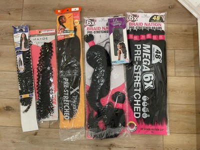 MAYDE Beauty, LuLu Pony, X-Pression, FreeTreas Braid African Weave LOT of 12