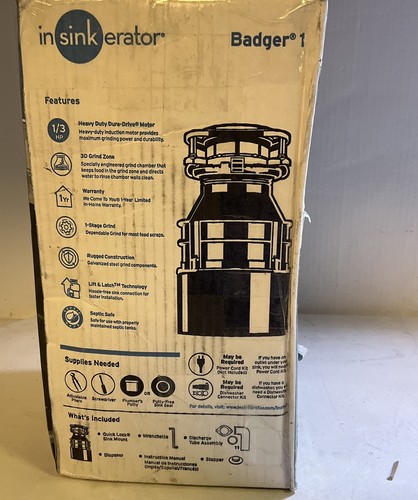 InSINKerator Standard Series Durable & Long Lasting Garbage Disposal 1/3HP - Picture 4 of 4