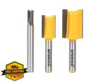 Yonico 1/4" Shank Dado Straight Router Bit Set