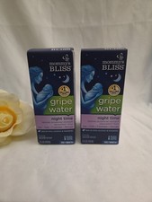New Double Pack Mommy's Bliss Gripe Water Night Time 4 OZ - Exp:10/2026 . 410