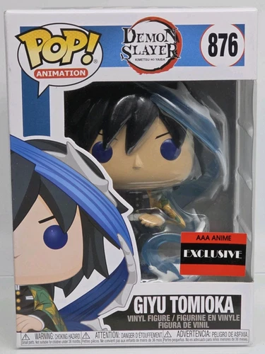 Funko Pop Demon Slayer Giyu Tomioka #876 Vinyl AAA Anime Exclusive