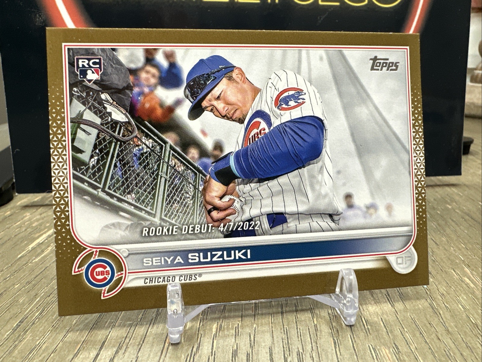 2022 Topps Update Rookie Debut Seiya Suzuki #US259 Gold /2022 Cubs