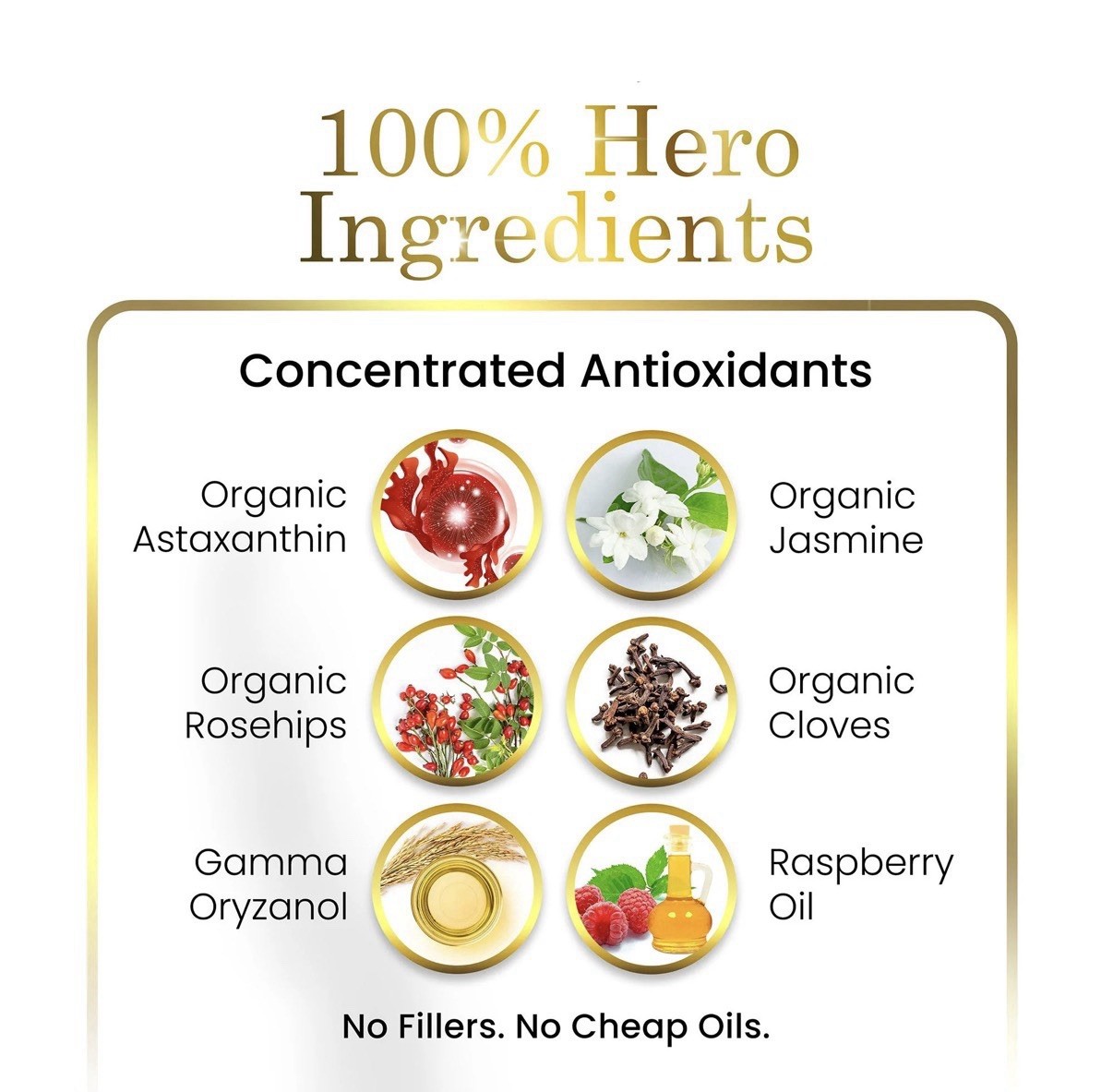 Luxe Beauty Organic Astaxanthin Serum - Concentrated Antioxidants - NEW