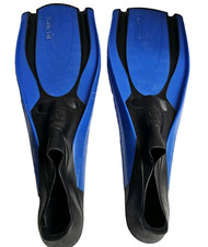 Mares Plana Avanti Tre Scuba Diving Fins Large 8-9 Blue  Black Full Foot