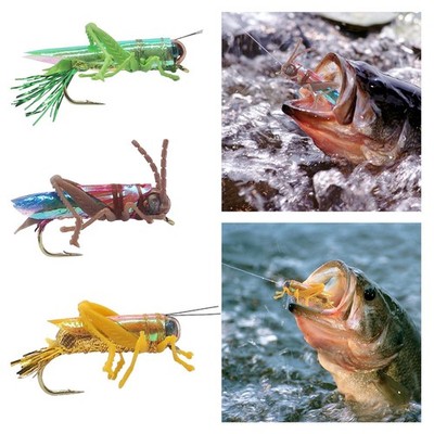 Locust Angelköder mit 3D Realistischem Aussehen Crankbait Swimbait Topwater Und