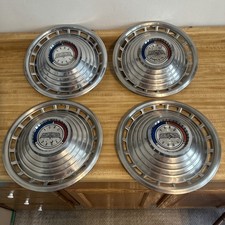 1963 Ford Galaxie 500 Hubcap Vintage 14 Inch Wheel Covers Oem Set 4 Ford Used 